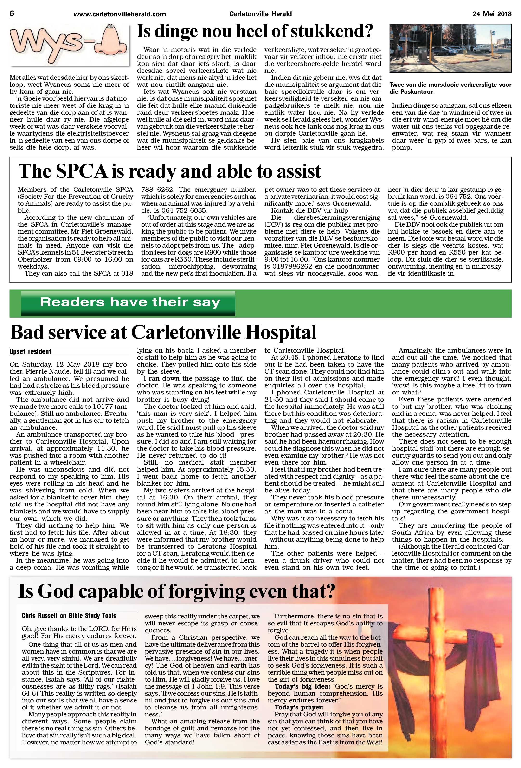 24 May 2018 | Carletonville Herald 24 May 2018 | Carletonville Herald